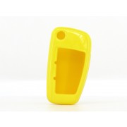 Снимка на Жълт пластмасов калъф за ключ за Audi AP KC201