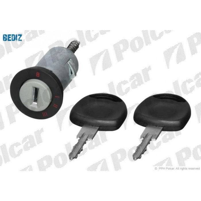 Снимка на заключващ цилиндър, контактен ключ POLCAR 5551Z-07 за Opel Astra F Estate 2.0 i (F35, M35) - 115 коня бензин