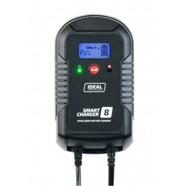 Снимка на Зарядно устройство за акумулатор IDEAL SMART8LCD за камион DAF F 3300 FAB 3305 DKX,FAG 3300 DKX,FAR 3300 DKX,FAS 3303 DKX - 330 коня дизел
