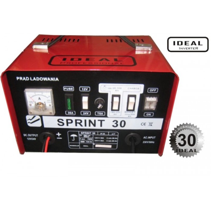 Снимка на Зарядно устройство за акумулатор IDEAL SPRINT 30 за камион MAN F 90 25.372 FNLS,25.372 FVLS - 370 коня дизел