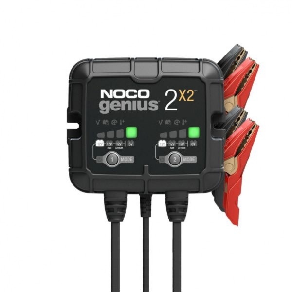 Снимка на Зарядно устройство за акумулатор NOCO GENIUS2X2 за камион Iveco Daily 3 Box 2.8 CNG - 106 коня компресиранприроденгаз(метан)