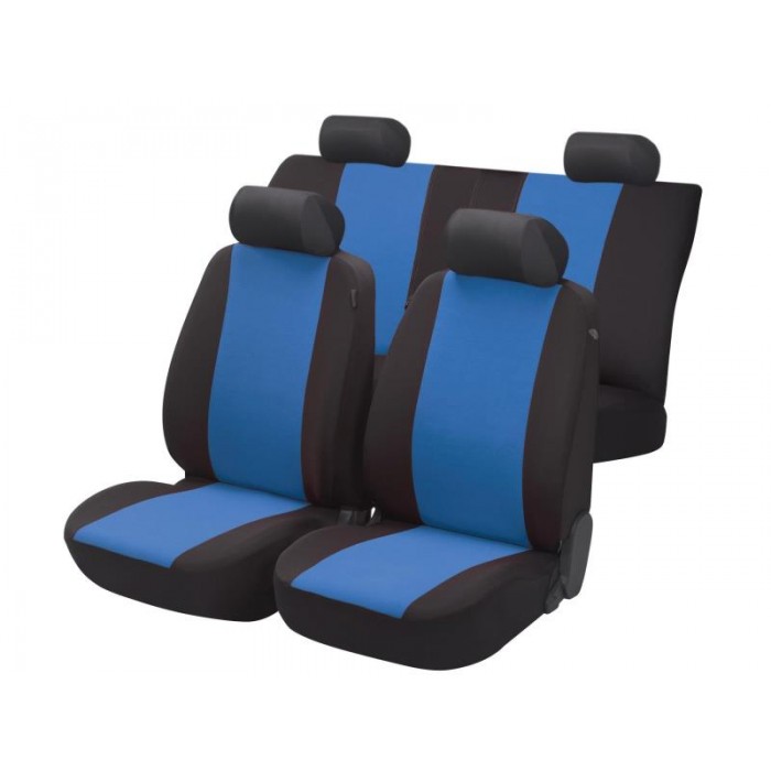 Снимка на Калъфи за седалки FLASH черно-сини AP DO WA12472 за Seat Alhambra (7V8,7V9) 2.8 V6 4motion - 204 коня бензин