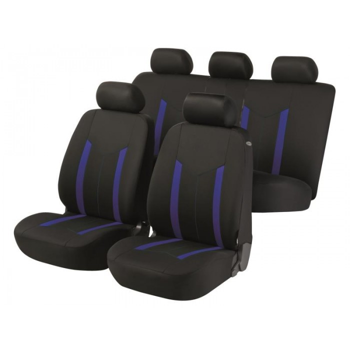 Снимка на Калъфи за седалки HASTINGS черно-сини AP DO WA11808 за Audi A3 (8L1) 1.8 T quattro - 180 коня бензин