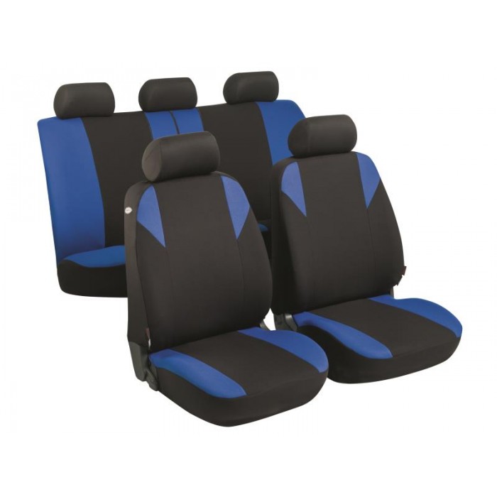 Снимка на Калъфи за седалки ZOLA PREDOSA черно-сини AP DO WA11793 за Autobianchi Y10 1.1 4WD - 57 коня бензин
