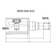 Снимка на Комплект каре за полуоска NTY NPW-DW-015