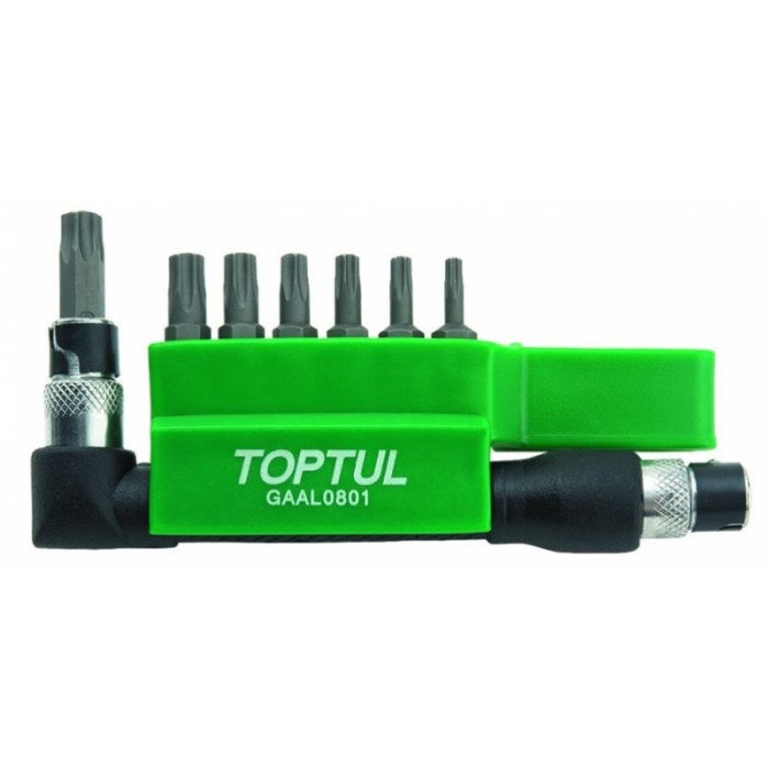 Снимка на Комплект ключове TORX Tamper - 7 бр. TOPTUL GAAL0801 за Autobianchi Y10 1.1 4WD - 57 коня бензин