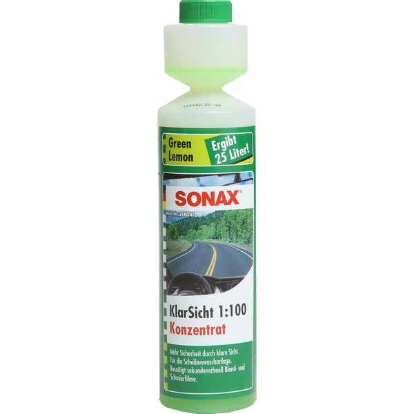 Снимка на Лятна течност за чистачки конц. 1:100 лайм 0.25L SONAX AC SX386141 за Toyota Corolla Liftback (E9) 1.3 - 81 коня бензин