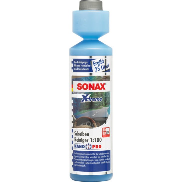 Снимка на Лятна течност за чистачки конц. 1:100 син 0.25L SONAX AC SX271141 за BMW 3 Touring E46 320 i - 150 коня бензин