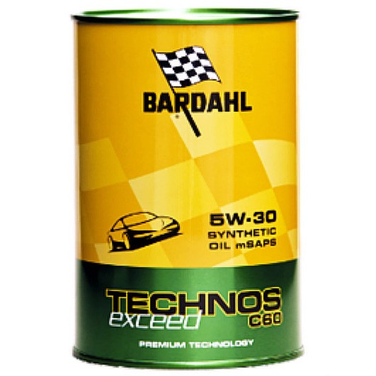 Снимка на Моторно масло Bardahl TECHNOS EXCEED C60 5W30 C3 1L BAR-322040 за Dodge Caravan 2 3.8 - 178 коня 