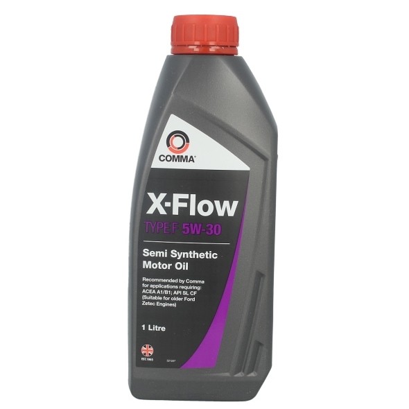 Снимка на Моторно масло COMMA X-FLOW F 5W30 SEMI.1L за Citroen Berlingo MF 1.4 i bivalent (MFKFW) - 75 коня Бензин/Метан(CNG)