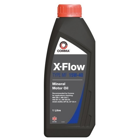 Снимка на Моторно масло COMMA X-FLOW MF 15W40 MIN. 1L за Citroen Berlingo MF 1.4 i bivalent (MFKFW) - 75 коня Бензин/Метан(CNG)