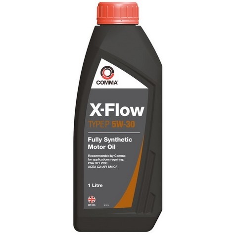 Снимка на Моторно масло COMMA X-FLOW P 5W30 SYNT. 1L за Citroen Berlingo MF 1.4 i bivalent (MFKFW) - 75 коня Бензин/Метан(CNG)