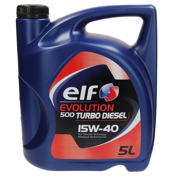 Снимка на Моторно масло ELF EVO 500 TD 15W40 5L за Fiat Marea Weekend 185 2.0 - 182 коня бензин