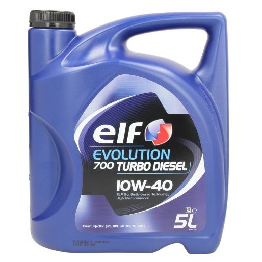 Снимка на Моторно масло ELF EVO 700 TD 10W40 5L за Daihatsu Cuore 3 L201 0.8 - 41 коня бензин