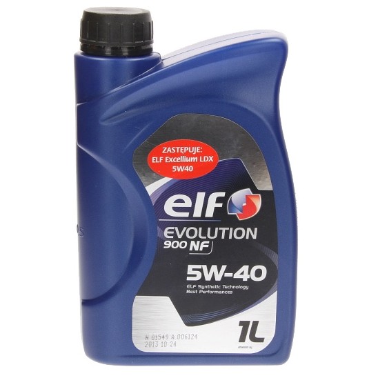 Снимка на Моторно масло ELF EVO 900 NF 5W40 1L за Hyundai i30 1.6 - 126 коня бензин