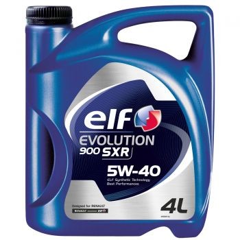 Снимка на Моторно масло ELF EVO 900 SXR 5W40 4L за Hyundai i30 1.6 - 126 коня бензин