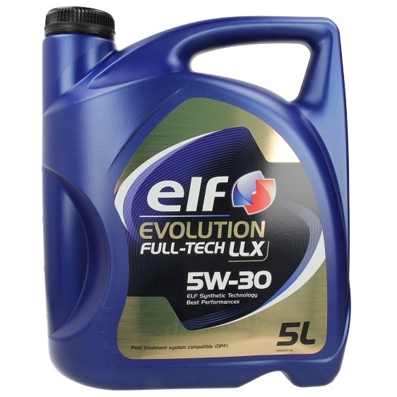 Снимка на Моторно масло ELF EVO FULLTECH LLX 5W30 5L за мотор Honda CBR CBR 600 F (PC41) - 102 коня бензин