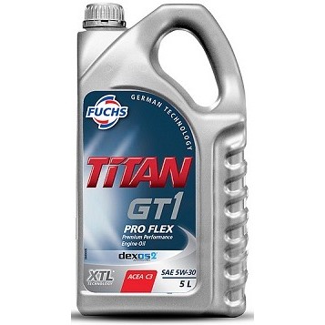 Снимка на Моторно масло Fuchs TITAN GT1 FLEX 23 5W-30 5L за Infiniti Q50 2.0 T - 211 коня бензин