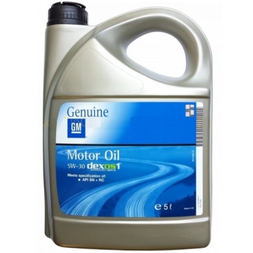 Снимка на Моторно масло GM OPEL 5w30 5L Dexos 1 95599877 за Citroen Berlingo MF 1.4 i bivalent (MFKFW) - 75 коня Бензин/Метан(CNG)