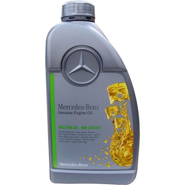 Снимка на Моторно масло Mercedes 5w30 1L 000989940211 за BUICK Century Coupe 4A 3.0 - 112 коня бензин