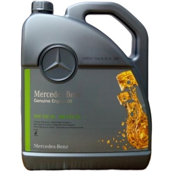 Снимка на Моторно масло Mercedes 5w30 5L 000989700613 за Fiat Palio 178bx 1.8 - 106 коня бензин