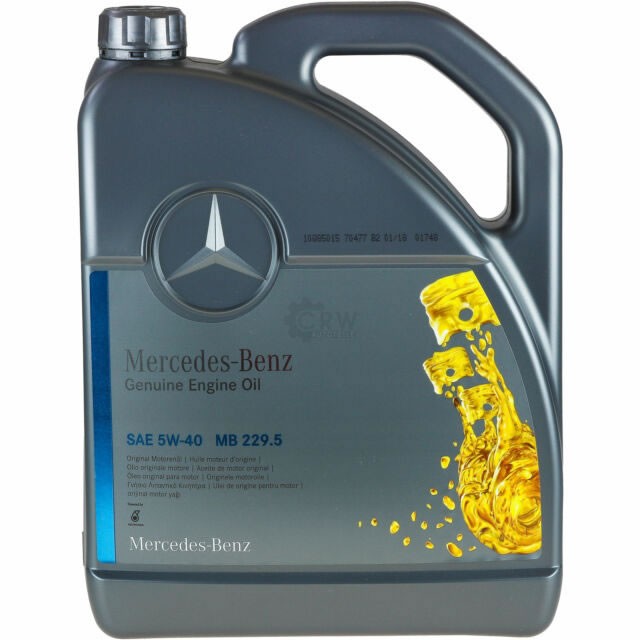 Снимка на Моторно масло Mercedes 5w40 5L 000989910213 за Mazda 6 Hatchback (GH) 2.2 D (GH10) - 129 коня дизел