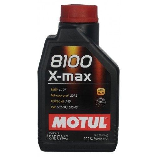 Снимка на Моторно масло MOTUL 8100 X-MAX 0W40 1L за камион MAN L2000 10.220 FOC,10.220 FOCL - 220 коня дизел