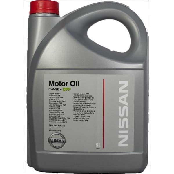 Снимка на Моторно масло NISSAN 5W30 DPF 5L за BUICK Century Coupe 4A 3.0 - 112 коня бензин