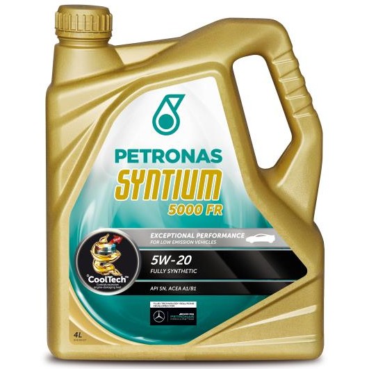 Снимка на Моторно масло Petronas PETRONAS SYNT 5000 FR 5W20 4L за камион Iveco Stralis AS 440S45, AT 440S45 - 450 коня дизел
