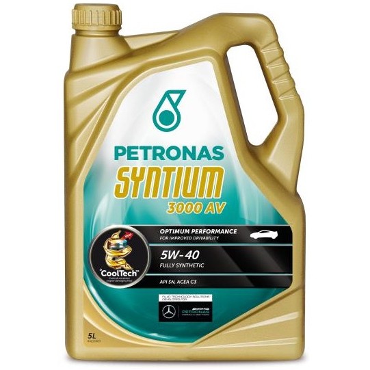 Снимка на Моторно масло Petronas SYNT 3000 AV 5W40 5L за камион Volvo FMX 370 - 370 коня дизел