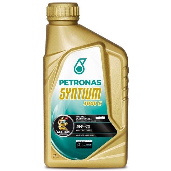 Снимка на Моторно масло Petronas SYNT 3000 E 5W40 1L за камион Volvo FMX 370 - 370 коня дизел