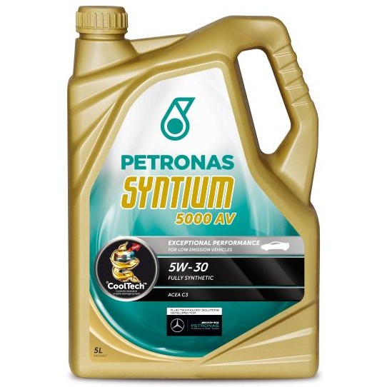 Снимка на Моторно масло Petronas SYNT 5000 AV 5W30 5L за камион Mercedes Actros MP2, MP3 2555, L, LL - 165 коня бензин