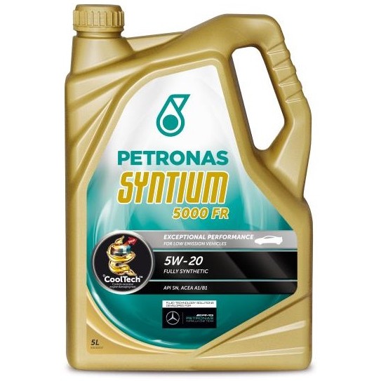 Снимка на Моторно масло Petronas SYNT 5000 FR 5W20 5L за Citroen Berlingo MF 1.4 i bivalent (MFKFW) - 75 коня Бензин/Метан(CNG)