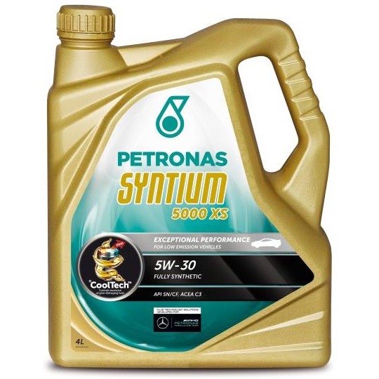 Снимка на Моторно масло Petronas SYNT 5000 XS 5W30 4L за камион Iveco Eurocargo 1-2-3 180 E 24, 180 E 25 tector - 240 коня дизел