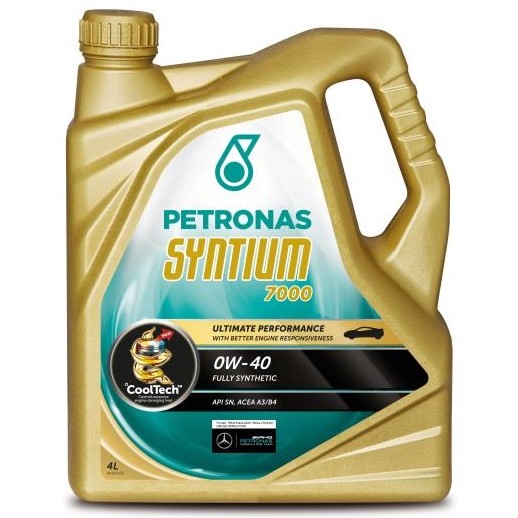 Снимка на Моторно масло Petronas SYNT 7000 0W40 4L за камион Mercedes Actros MP2, MP3 2546 LS - 102 коня бензин
