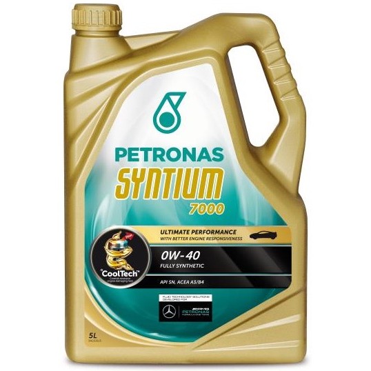 Снимка на Моторно масло Petronas SYNT 7000 0W40 5L за Hyundai Getz (TB) 1.3 - 85 коня бензин