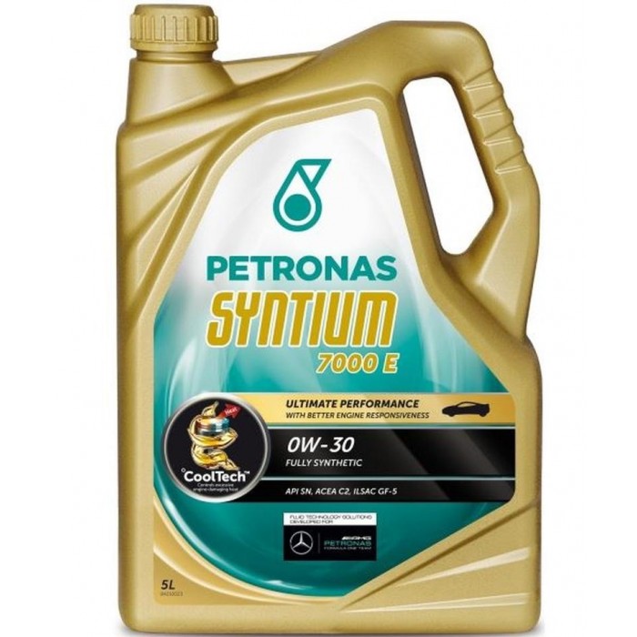 Снимка на Моторно масло Petronas SYNT 7000 E 0W30 5L за камион MAN TGS 40.400 - 400 коня дизел