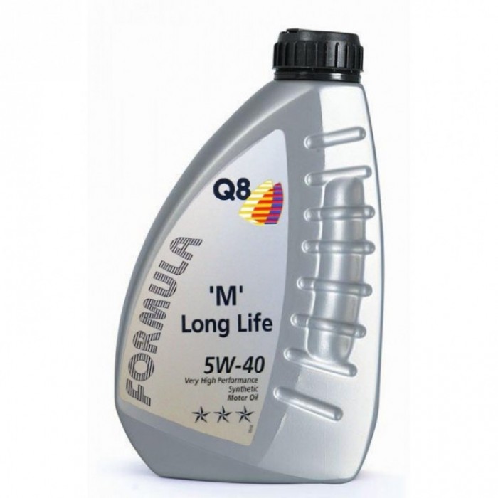 Снимка на Моторно масло Q8 M LONG LIFE 5W40 1L за Mercedes C-class Estate (s202) C 280 T (202.089) - 197 коня бензин