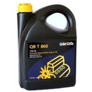 Снимка на Моторно масло Q8 T 860 10W40 5L за Daihatsu Cuore 3 L201 0.8 - 41 коня бензин
