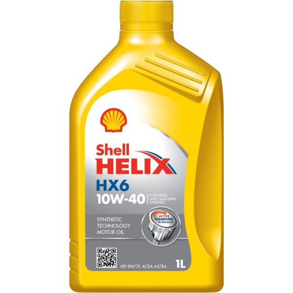 Снимка на Моторно масло SHELL HELIX HX6 10W40 1L за CHEVROLET AVALANCHE 5.3 Flex-Fuel AWD - 314 коня Бензин/Етанол