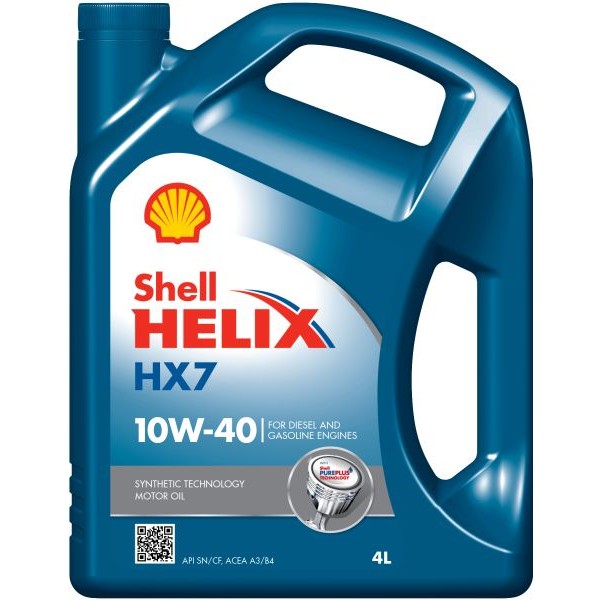 Снимка на Моторно масло SHELL HELIX HX7 10W40 4L за Daihatsu Cuore 3 L201 0.8 - 41 коня бензин