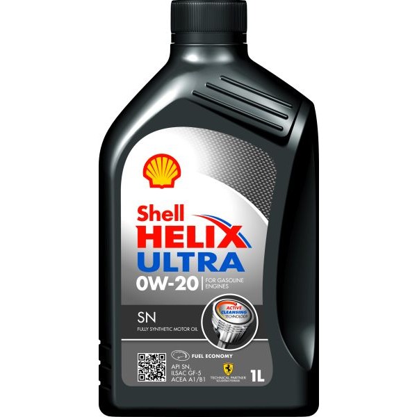 Снимка на Моторно масло SHELL HELIX ULTRA SN 0W20 1L за Audi A5 Cabrio (8F7) 2.0 TFSI quattro - 211 коня бензин