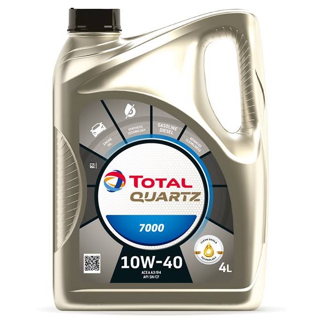 Снимка на Моторно масло TOTAL QUARTZ 7000 10W40 4L за Kia Picanto hatchback (TA) 1.2 - 85 коня бензин