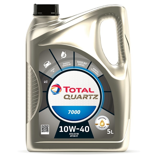 Снимка на Моторно масло TOTAL QUARTZ 7000 10W40 5L за Kia Picanto hatchback (TA) 1.2 - 85 коня бензин