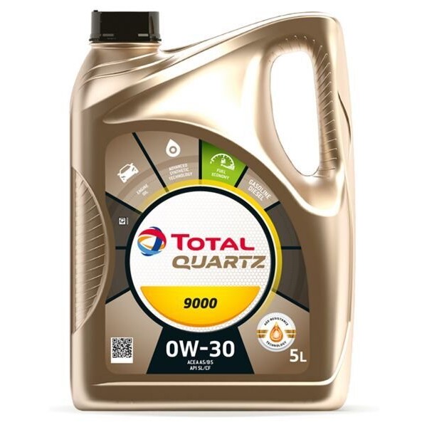 Снимка на Моторно масло TOTAL QUARTZ 9000 0W30 A5/B5 5L за Opel Astra G Estate 1.7 CDTI (F35) - 80 коня дизел