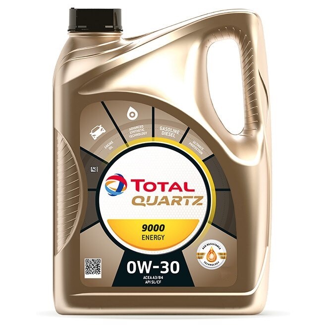 Снимка на Моторно масло TOTAL QUARTZ 9000 EN. 0W30 4L за Toyota RAV4 3.5 - 273 коня бензин