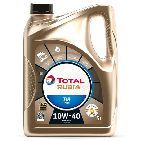 Снимка на Моторно масло TOTAL RUBIA 8900 10W40 5L за Daihatsu Cuore 3 L201 0.8 - 41 коня бензин