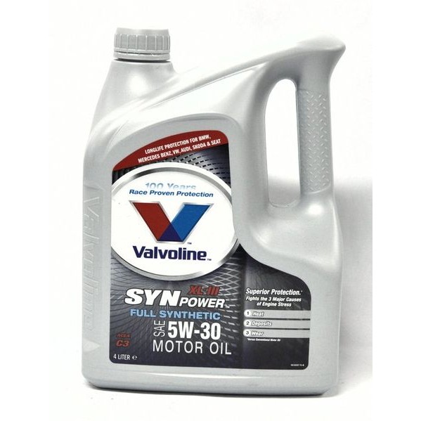Снимка на Моторно масло VALVOLINE SYNPOWER XL-III 4L за BUICK Century Coupe 4A 3.0 - 112 коня бензин