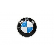 Снимка на Оригинална емблема бяло/синя за преден капак за BMW серия 5 F10/F07 GT/E63/F12/F13/Z4 E85 BMW OE 51147057794