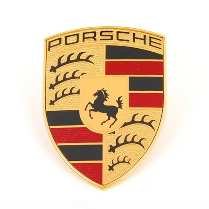 Снимка на Оригинална емблема за преден капак Porsche 95855960102 за камион Iveco Eurotech MP 4500 - 558 коня дизел